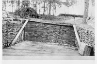 One of the trenches. Camp Lee Virginia 1917