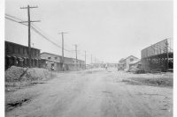 Part of the main street. At the right it turns and goes about 1 1/2 miles further.