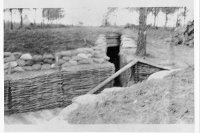 One of the trenches. Camp Lee Virginia 1917